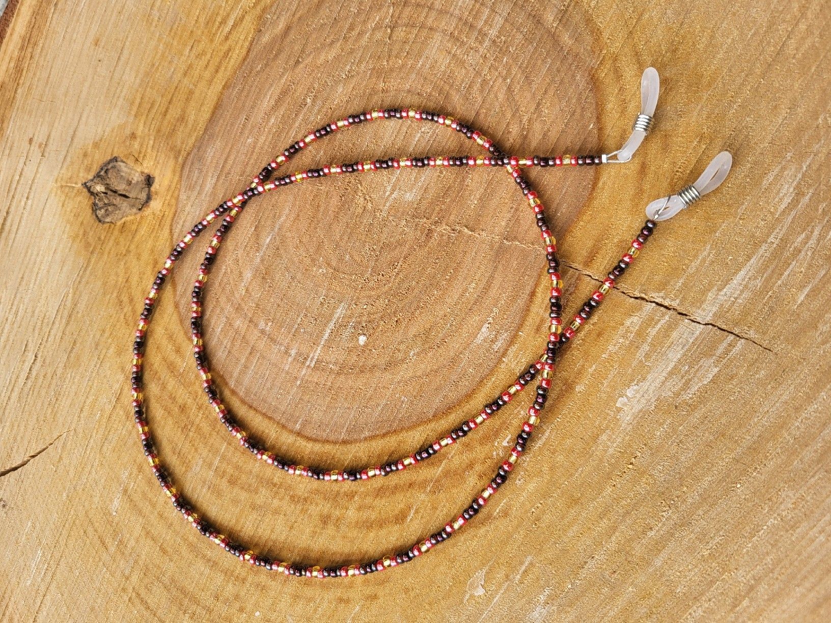 Catenine: Schöne, handmade Brillenkette – Nuovo e nell'imballaggio originale da Baar venduto da nic-schwalbe