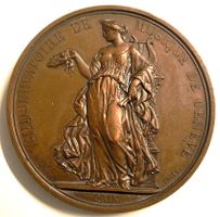antike Medaille zu GENÈVE und Musik