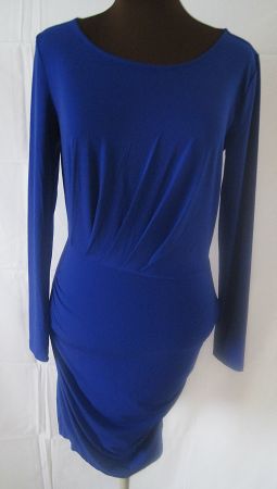 NEU!!  Drapiertes Bodycon Kleid in königsblau