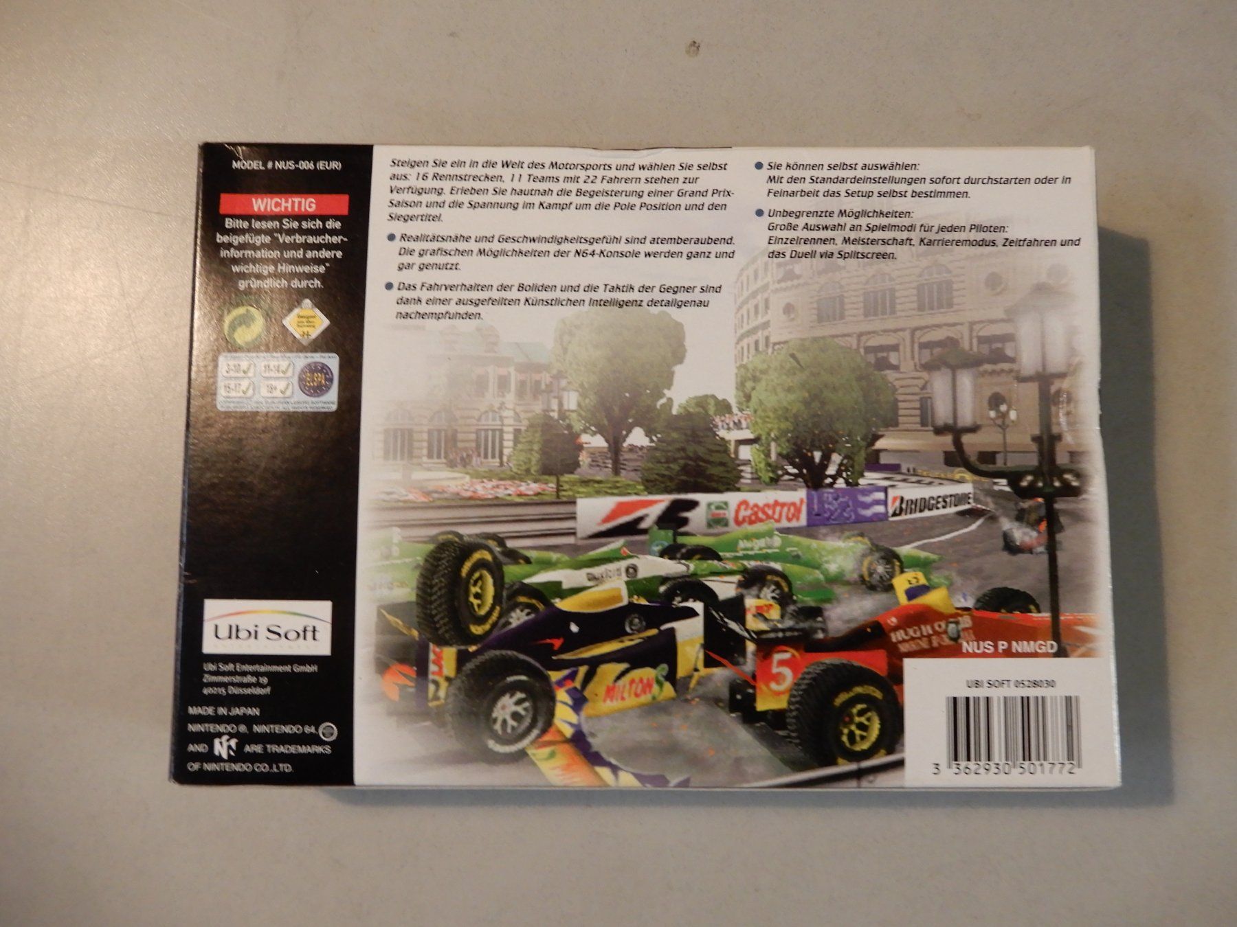 Nintendo Giochi: Racing Simulation 2 - Nintendo 64 - Top Zustand! – Nuovo e nell'imballaggio originale da Erstfeld venduto da Mario_boe0 1