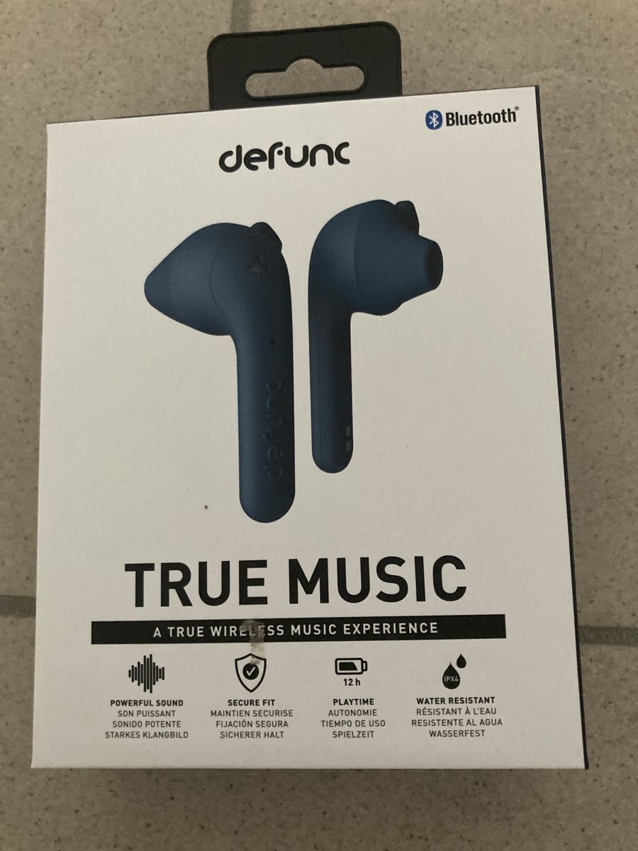 Cuffie: Defunc True Music Bluetooth Kopfhörer Blau Neu – Nuovo e nell'imballaggio originale da Otelfingen venduto da pat_8jmb 4