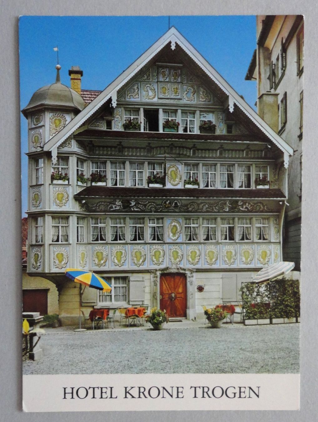 Ansichtskarten: Hotel Restaurant Krone, Trogen – Gebraucht aus Fétigny von Billy2miny