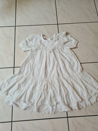weisses festliches Mädchenkleid Gr.116