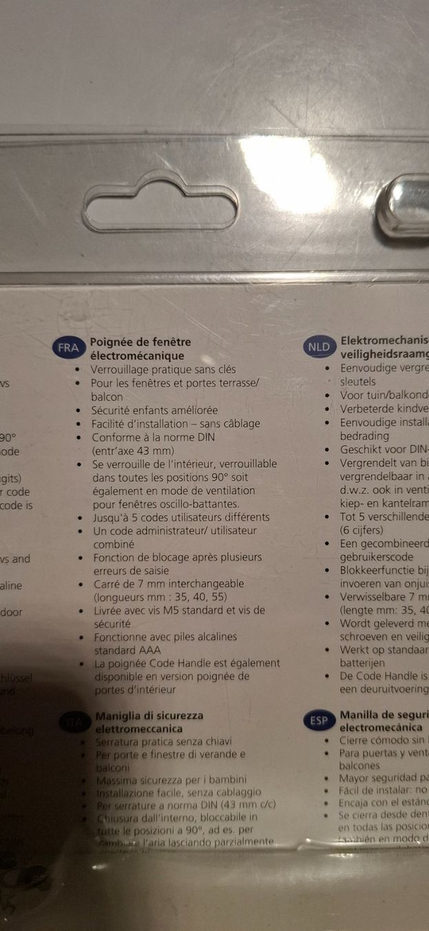 Tutti gli attrezzi: poignée électronique MuTlock neuve – Usato da Chancy venduto da dave58v 2