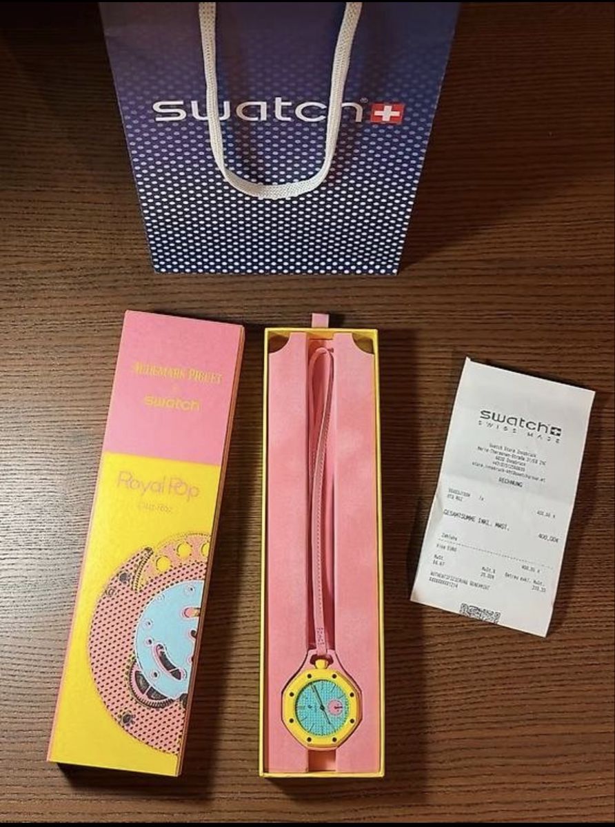 Swatch x Audemars Piguet Bioceramic Royal Pop Otg Roz (Neu und ...