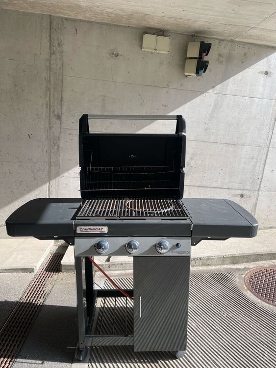 Faltbarer Gasgrill Mit 3 Brennern | 45.000 BTU | Edelstahl Grillplatte Für Camping & Garten