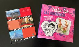 Kochbücher "Schweizer Küche" + "Liebe ist...das Kochbuch*