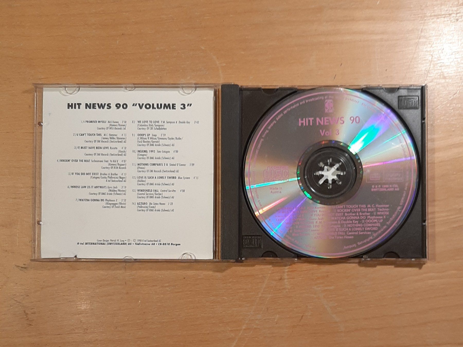 CD: Hit News 90 Vol.3, CD 1990, Hit Compilation, Sampler – Usato da Amriswil venduto da Celini3 2