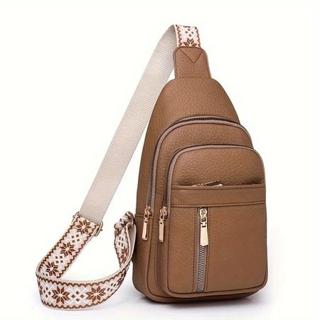 Umhängetasche für Frauen PU-Leder Strap Crossbody