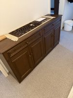 Sideboard aus Holz dunkelbraun 150x40x80cm gebraucht