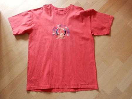 Vintage T-Shirt rot 'Playa del Carmen' Grösse L bestickt