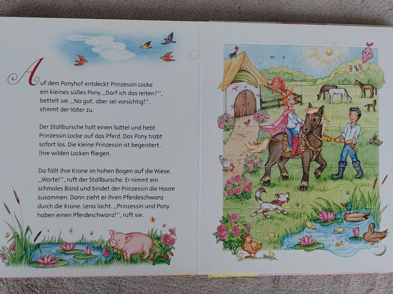 Libri: Puzzlebuch Die kleine Prinzessin – Usato da Strengelbach venduto da Phorensic_30 3