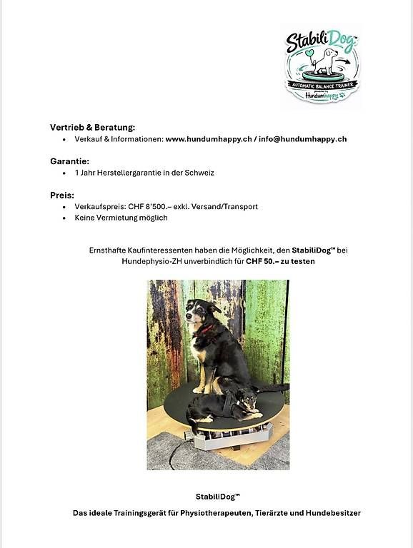 Bons: StabiliDog – D'occasion à Fehraltorf par fare73 3