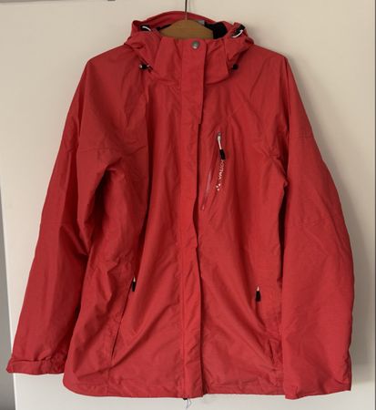 VAUDE Damen Jacke Gr. 48 XXXL rot Regenjacke - Top Zustand 
