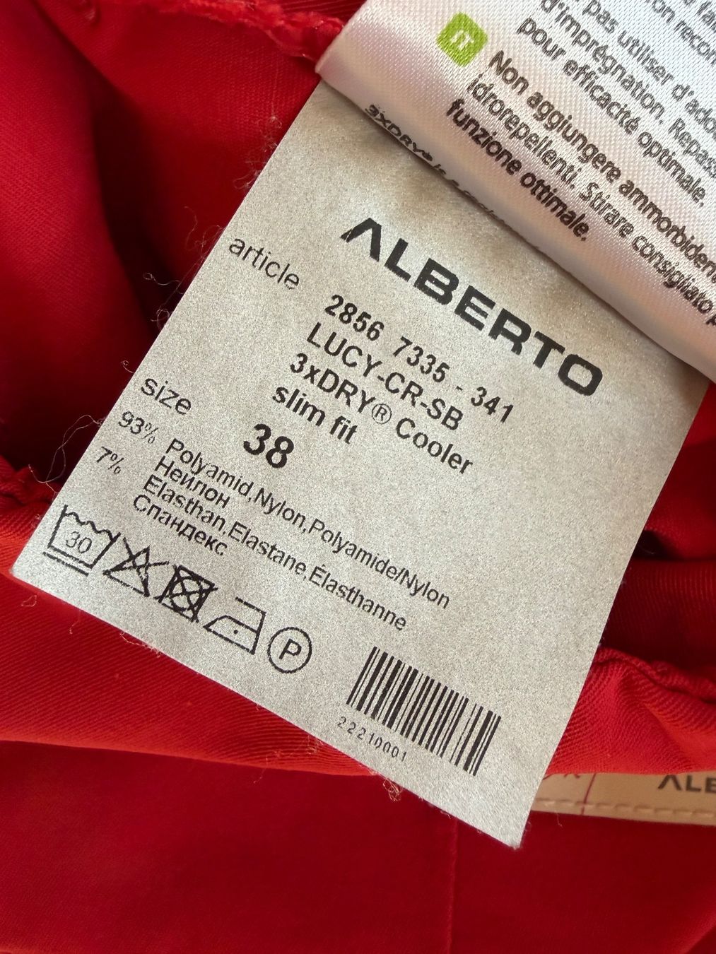 Hosen: ALBERTO GOLF  Hose Größe 38 DE – Gebraucht aus Interlaken von Bona55 6