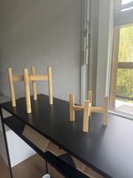 Supporto per piante in bambù 2 pezzi nuovo