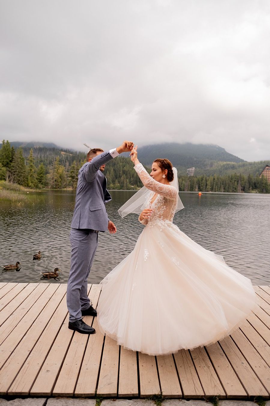 Vestiti: Hochzeitskleid Gr. 40 – Usato da Anglikon venduto da papa701 4