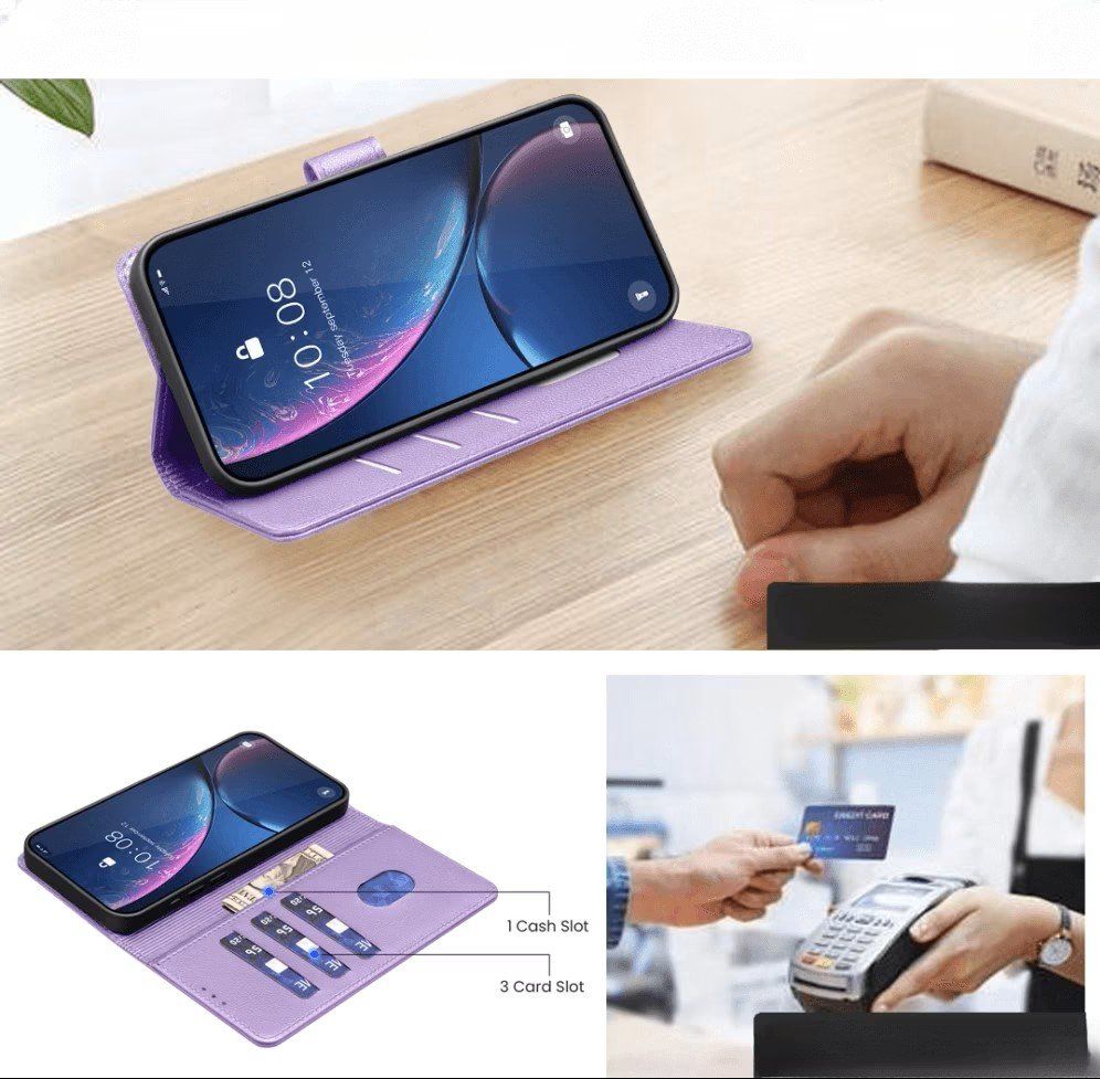 Cover & Protezioni schermo: Samsung Galaxy s23 Plus Leder Klapphülle mit Kartenfach – Nuovo e nell'imballaggio originale da Suhr venduto da SchnapperCH 3