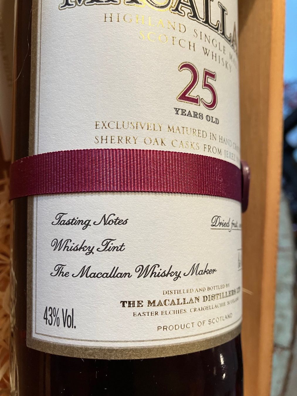 Macallan Spiritueux: Macallan 25 Years Sherry 2011 – Neuf avec emballage d'origine à Aarwangen par concorde58 2