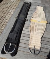 2 gebrauchte SATTELGURTE Western/Cinches , sangles western