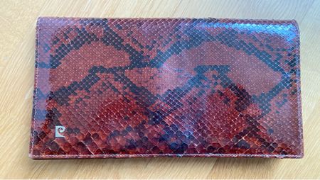 Clutch / Umhängetasche von Pierre Cardin, Schlangenleder