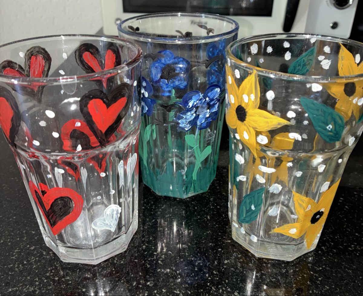 Ikea Verres: Bemalte Ikeagläser – D'occasion à Schaffhausen par anj_c89q 1