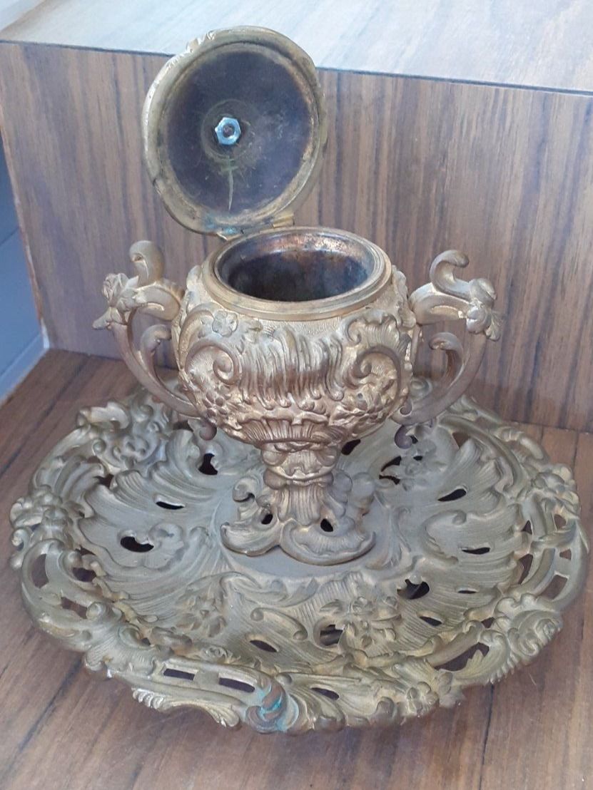 Altro in Antiquarato & Arte: Tintenfass antik Bronze – Usato da Mörschwil venduto da antiksalon21 8