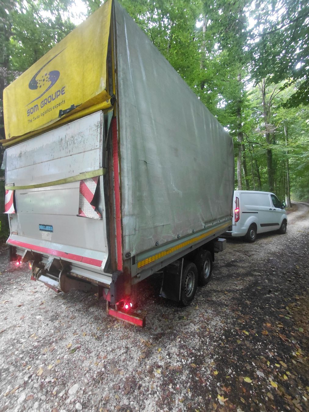 Fankhauser Rimorchi: Gebrauchter Anhänger mit Plane und Hebebühne – Usato da Bürglen OW venduto da kov_h2fj 2
