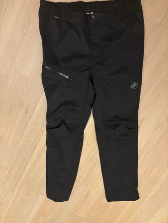 Regenhosen schwarz Gr. 56 von Mammut