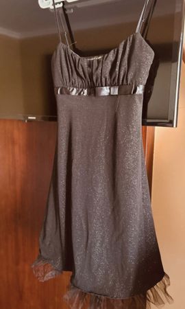 Rampage Little Black Prom Dress with Sparkle - Size Small