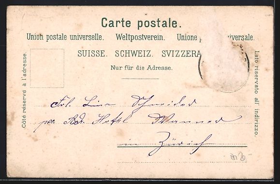 Cartoline postali: Winterthur, Passanten in der Bahnhofstra – Usato da Berlin venduto da bartko-reher 1