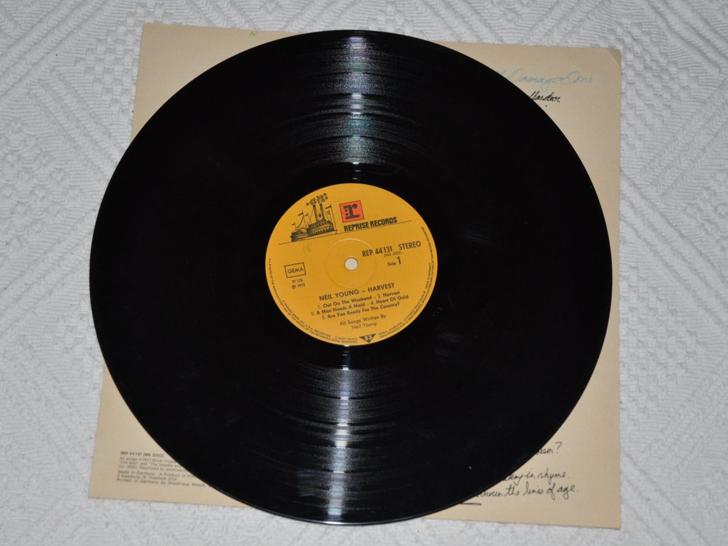 Schallplatten: LP Neil Young - Harvest – Gebraucht aus Boll von Theodora15 6