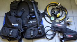 Aqua Lung Maverick RDS + Zubehör /  accessoires Mares