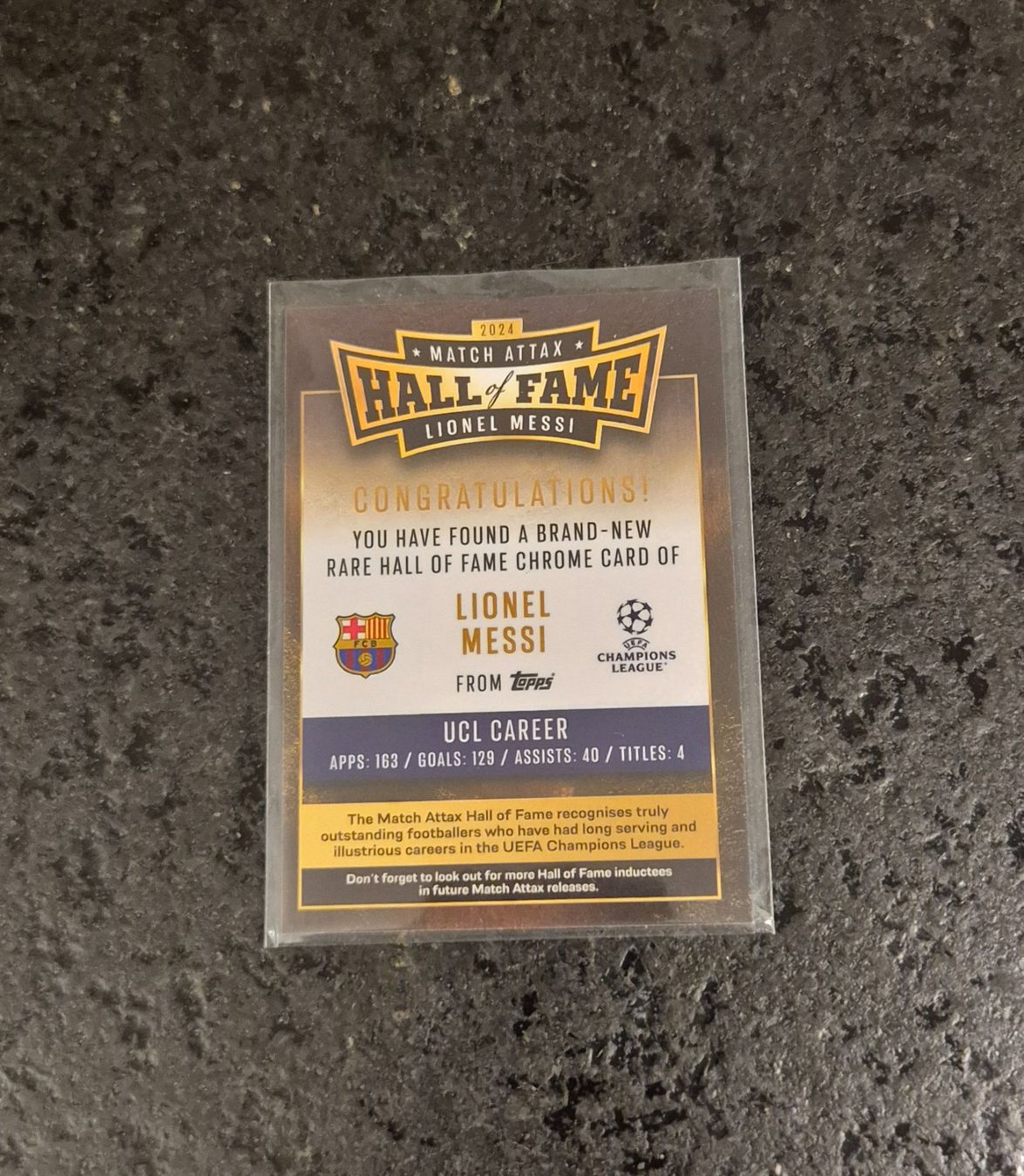 Topps Sammelbilder & Trading cards: Lionel Messi - Barcelona - Topps – Neu (gemäss Beschreibung) aus Burg AG von Danoe 1