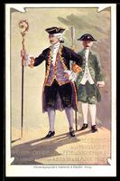 Visnerons, Männer in Tracht, Jugendstil