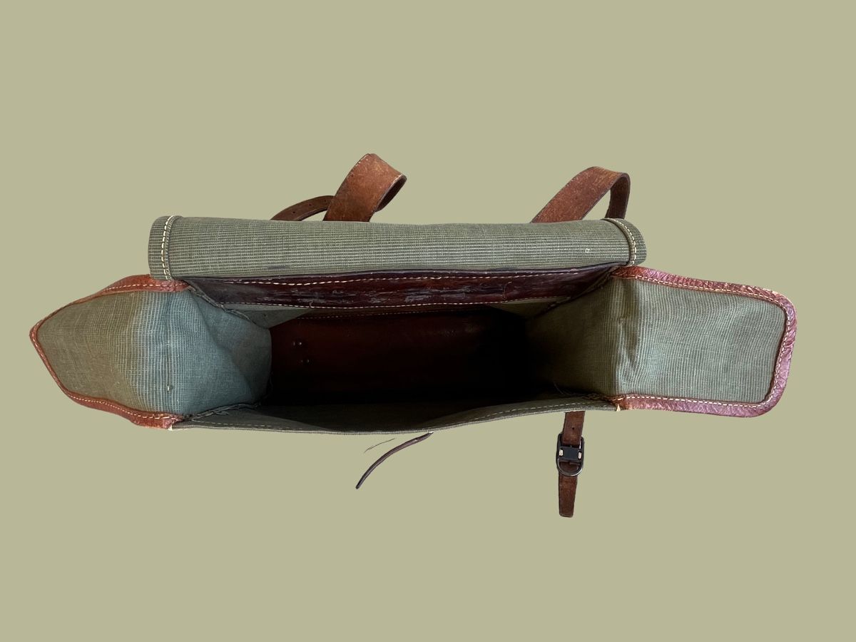 Schweizer Armee Zaini: Sac à Dos Munitions Armée Suisse 1941 WW2 – Usato da Bellevue venduto da Belafer 6