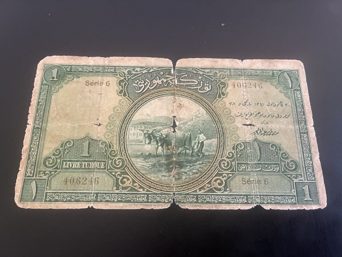 Banconote: 1 Lira 1927 selten  – Usato da Dällikon venduto da Woldbanknoten