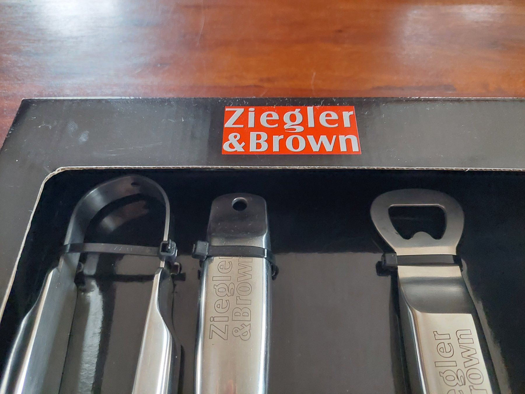 Set di posate: Ziegler & Brown BBQ-Besteck / Grillbesteck 3er-Set – Nuovo e nell'imballaggio originale da Beckenried venduto da Havacola 6