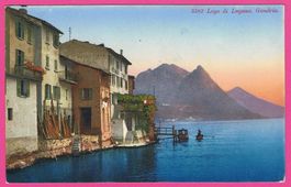 Gandria Lago di Lugano gelaufen