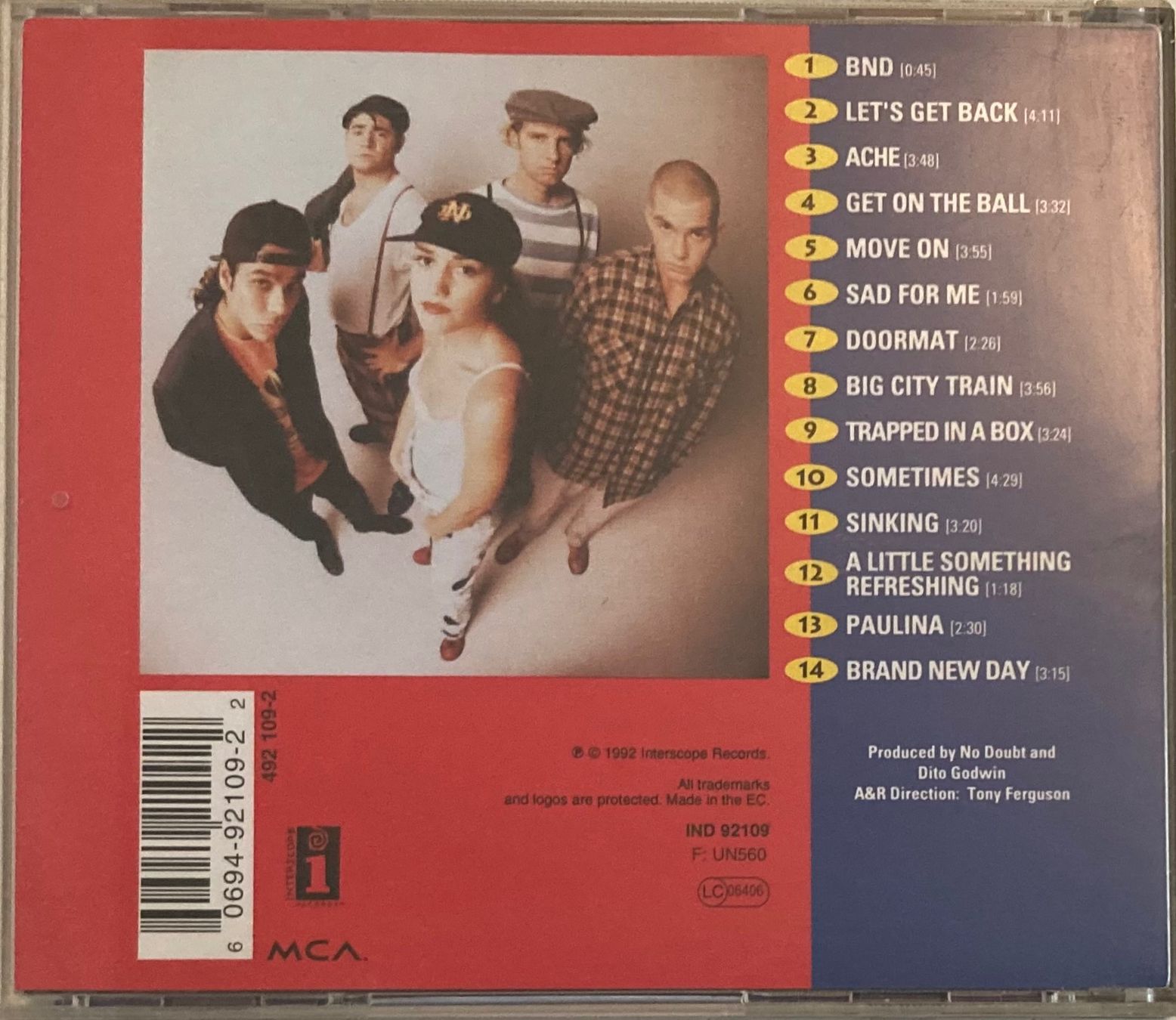 CDs: NO DOUBT - NO DOUBT – Gebraucht aus Poliez-Pittet von Newtown-Records 1