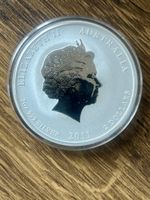 5 Silbermünzen Year of the Rabbit 2011 Australien 2 Oz 999