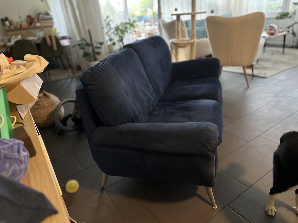 Divani: Dunkelblaues Sofa – Usato da Aarburg venduto da glo_5zsn 1