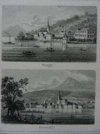 Incisioni: Vierwaldstättersee Souvenirblatt – Usato da Risch venduto da Rischli15 3