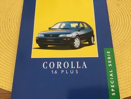 Toyota 1.6 Plus Special Serie 6 Seiten Ausgabe 1995