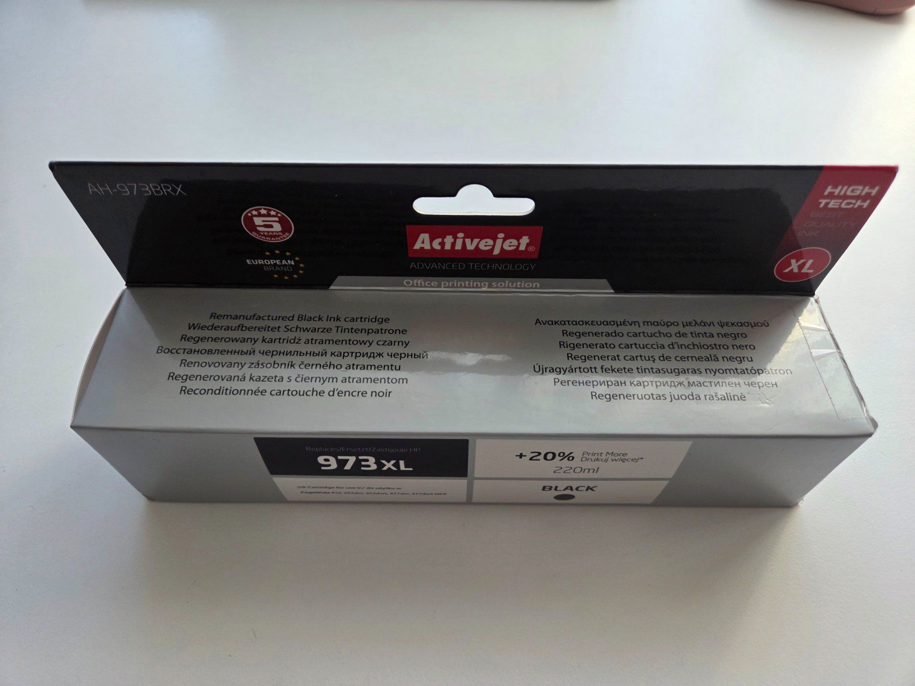 Hewlett Packard Cartucce per stampanti & toner: Activejet AH-973BRX Druckerpatrone – Nuovo e nell'imballaggio originale da Klingnau venduto da Schnuppelschaf 3