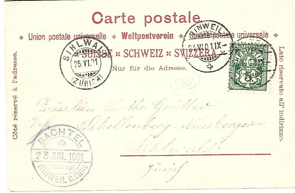 Cartes postales: Gruss vom Bachtel Litho – D'occasion à Wetzikon ZH par Brulu100 1