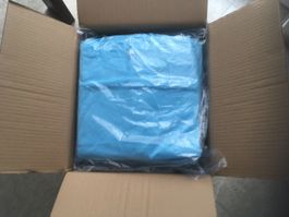 50 Stück, Foliodress S Einmal Schutzkittel blau, OVP