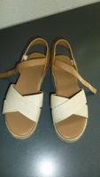 Sommer Sandalen Plateau Gr. 38 Beige Braun Schuhe