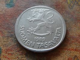 FINLANDE  1  Markka  1989
