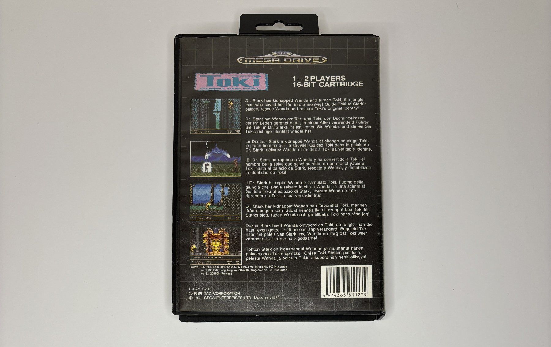 Sega Spiele: MD - Toki – Gebraucht aus Allschwil von Bullach 2